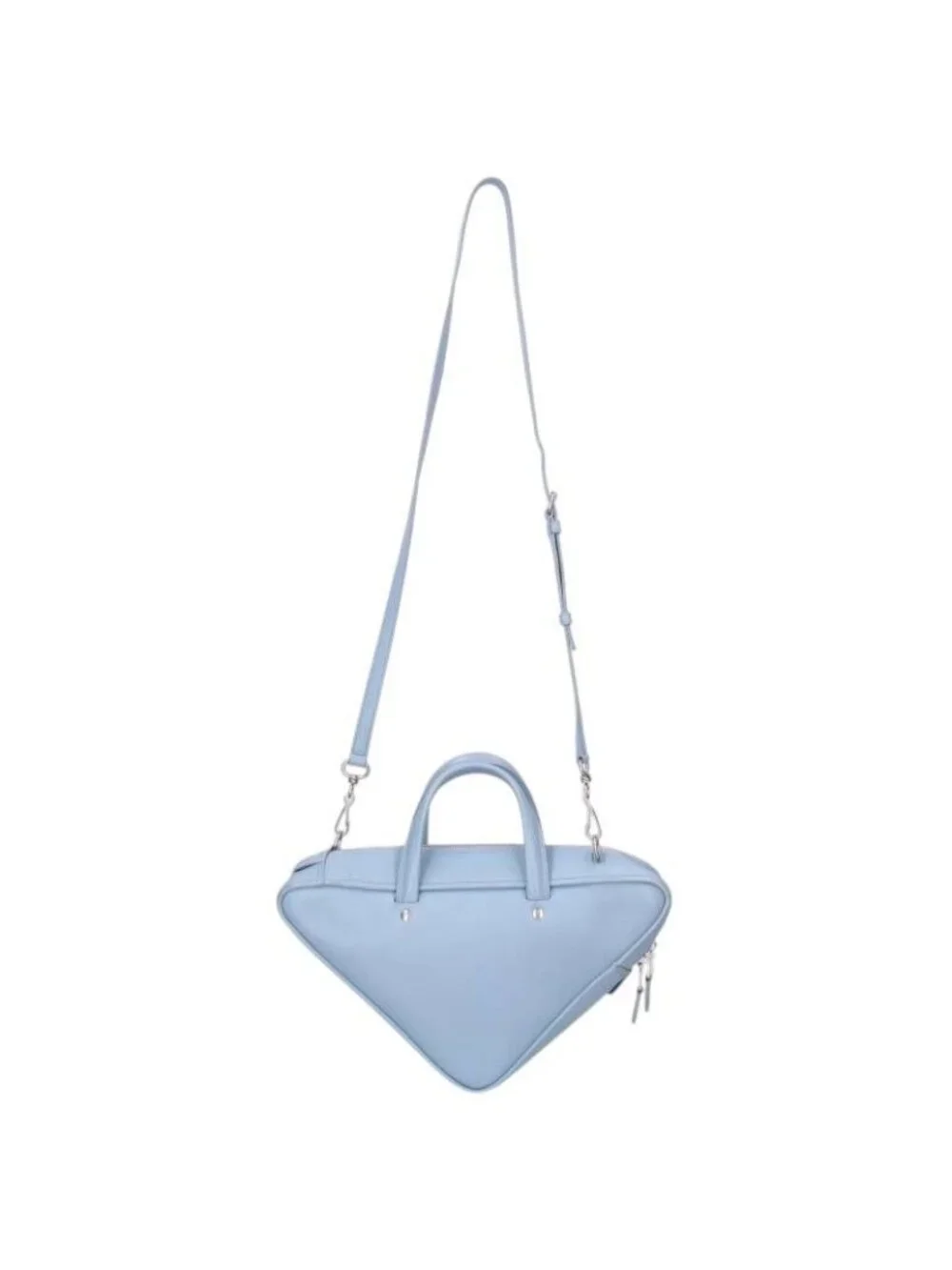 Balenciaga Triangle Duffle S Logo Print Leather Shoulder
